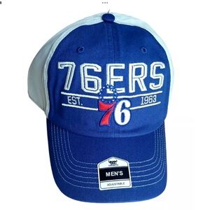 Philadelphia 76ers Hat Snapback Fan Favorite Bone Mass Higgins NBA New